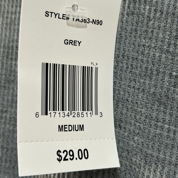 Cut & Paste Knit Crew Neck Oversized Cropped Longe Sleeve Sweater SZ Medium NWT - Picture 5 of 9